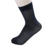 Spring and summer men's silk socks, men's extended steel wire mask socks, durable and anti-snug, business socks manufacturer wholesale Item Picture